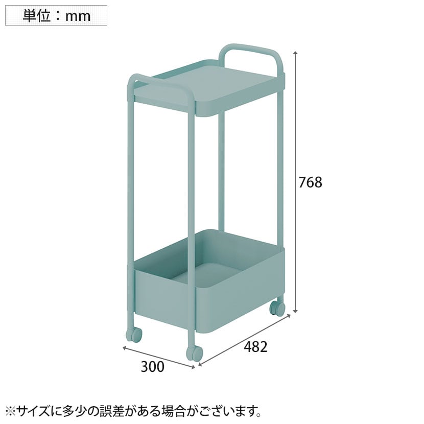 送料無料】 コクヨ ワゴン エニーワゴン Any Wagon 2段 AWG-AN2 サイド