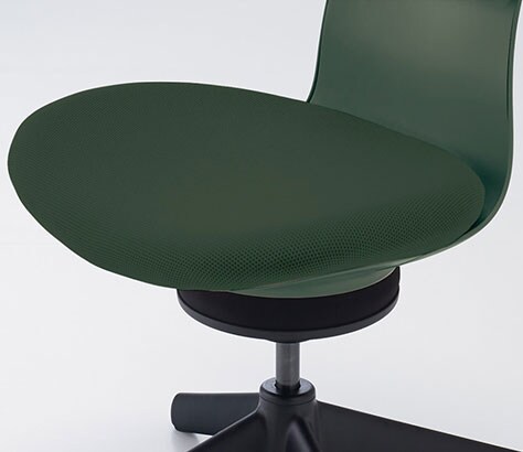 体を支える座面