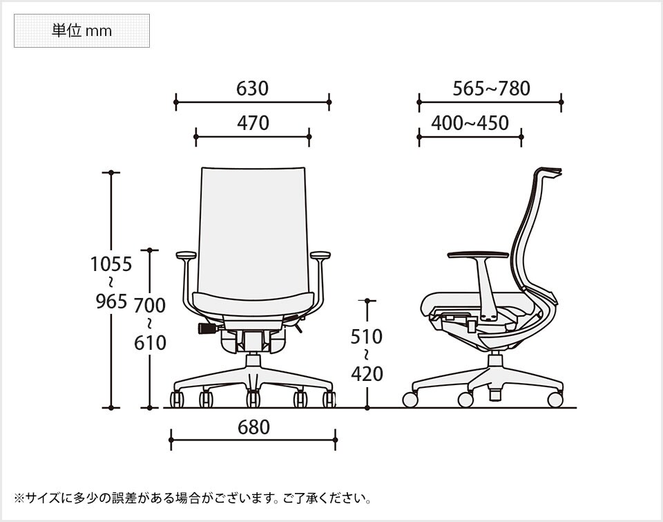 KY-CR-A2841 商品サイズ1
