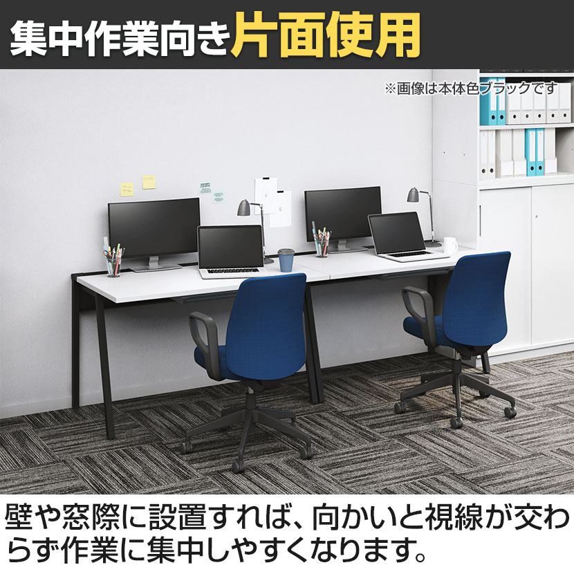 送料無料】 コクヨ リーン デスク 平机 センター引き出し付き 本体色