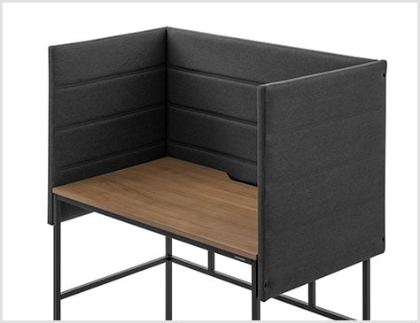 集中を高めるデスクパネル