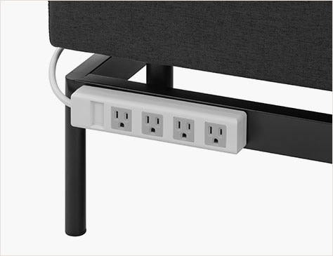 脚部にOAタップマグネット取付可能