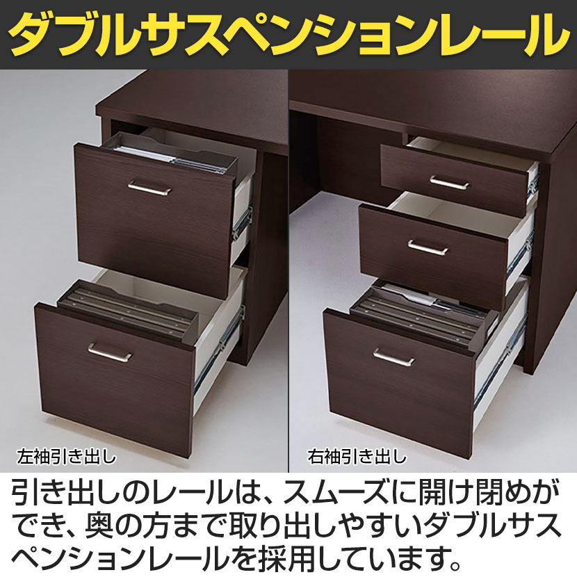 ライオン事務機（LION）プレジデント用家具（役員用デスク）　PKー168D　★鍵付きで超美品（新古品と言えるレベルです） ライオン事務機（LION）プレジデント用家具（役員用デスク） PK