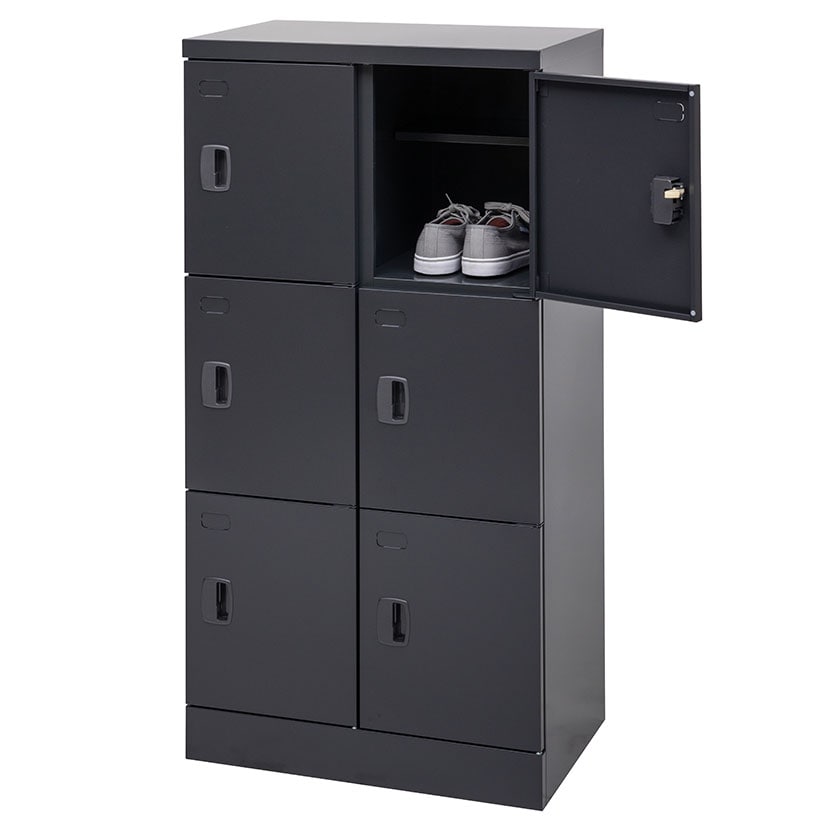 送料無料】 スチール スリッパ&シューズロッカー 下駄箱