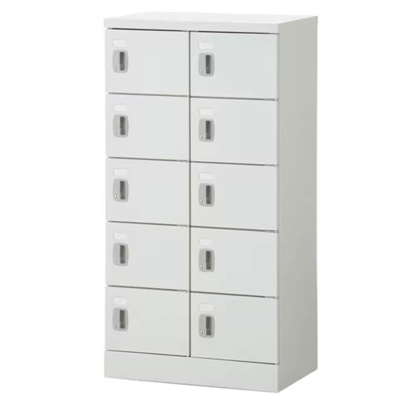 送料無料】 スチール スリッパ&シューズロッカー 下駄箱 シューズ