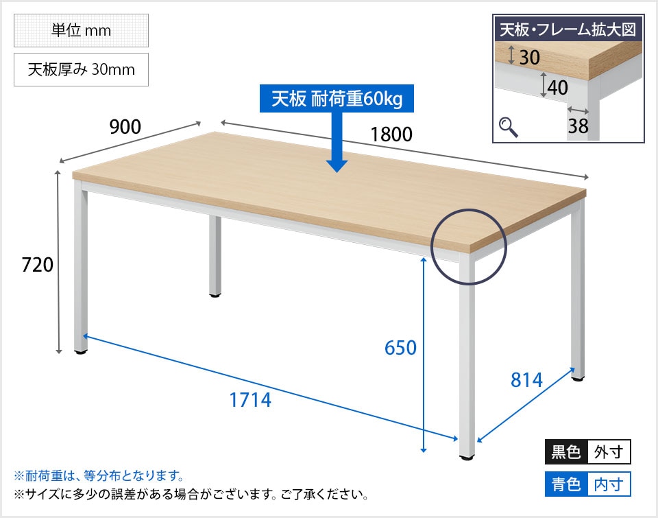 MTS1890-YM21-4 商品サイズ1