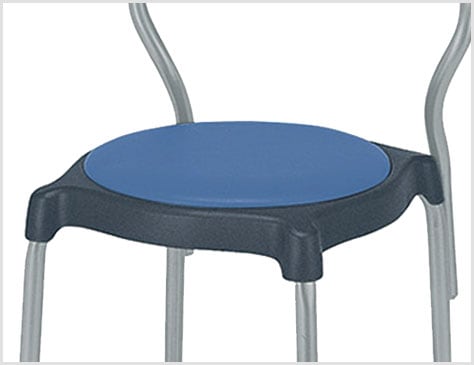 体を支えるウレタン座面