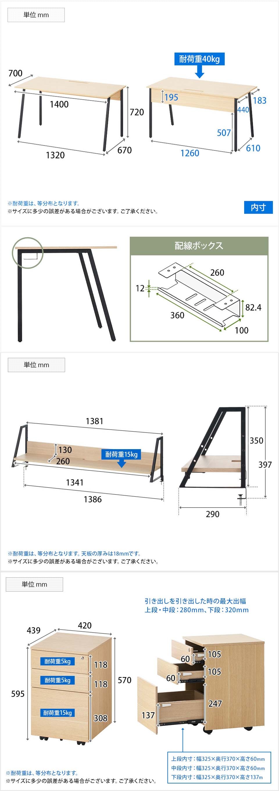 OC-AL-DKTWS1471 商品サイズ1