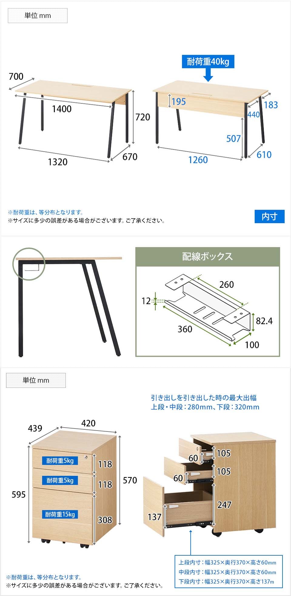 OC-AL-DKWS147 商品サイズ1