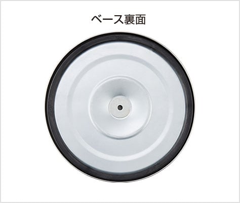 床が傷つきにくい滑り止めラバー付き