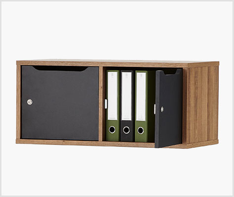 可動棚を外してA4縦置きがピッタリ