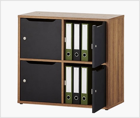 可動棚を外してA4縦置きがピッタリ