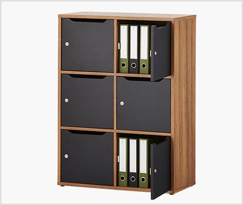 可動棚を外してA4縦置きがピッタリ