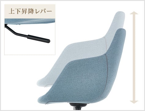 昇降しやすいガス圧調節レバー