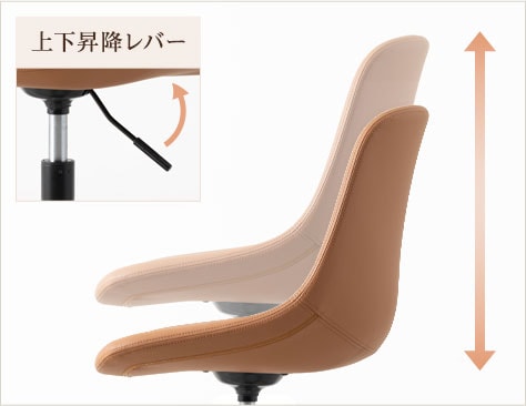 昇降しやすいガス圧調節レバー