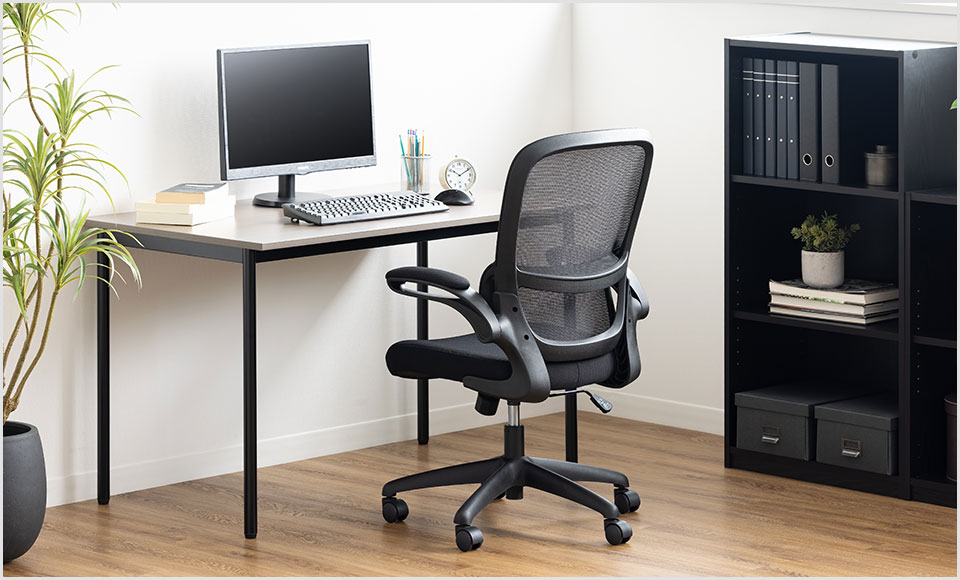 圧迫感を与えない、丸みのあるフレームデザイン