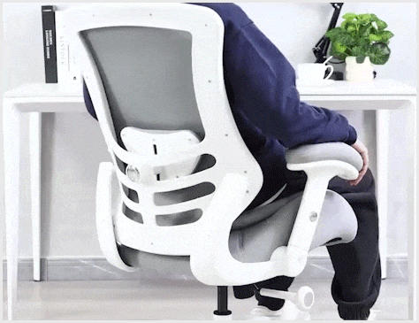 快適な背座一体ロッキング