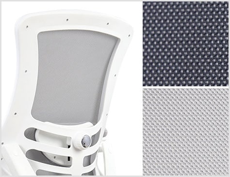 通気性に優れたメッシュ背もたれ