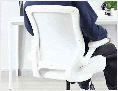 快適な背座一体ロッキング