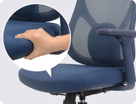 高耐久モールドウレタン座面