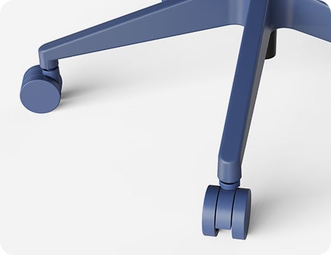 移動もスムーズなナイロンキャスター