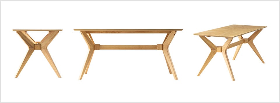 モダンで洗練された脚デザイン