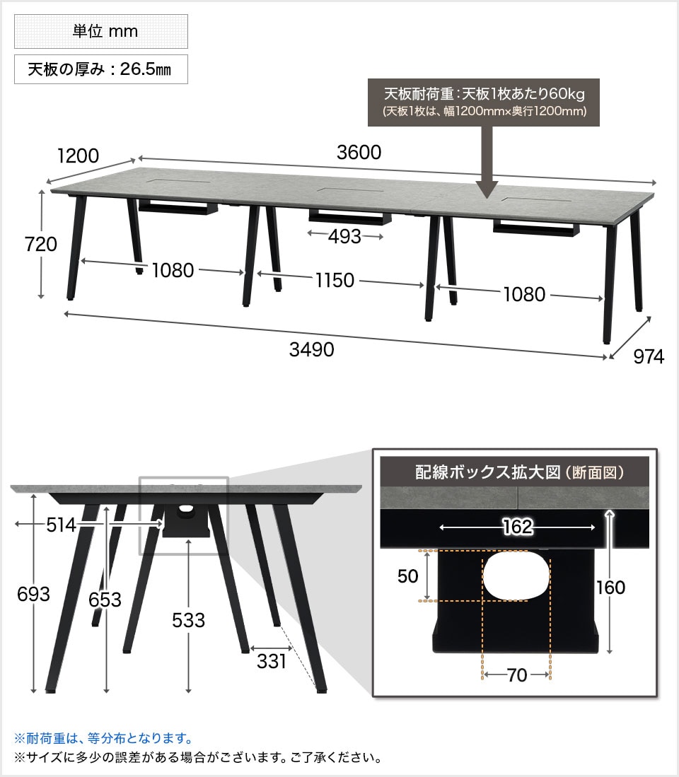 OC-FD-EXG3612D 商品サイズ1