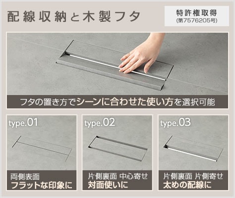 特許取得の3WAY配線ホール