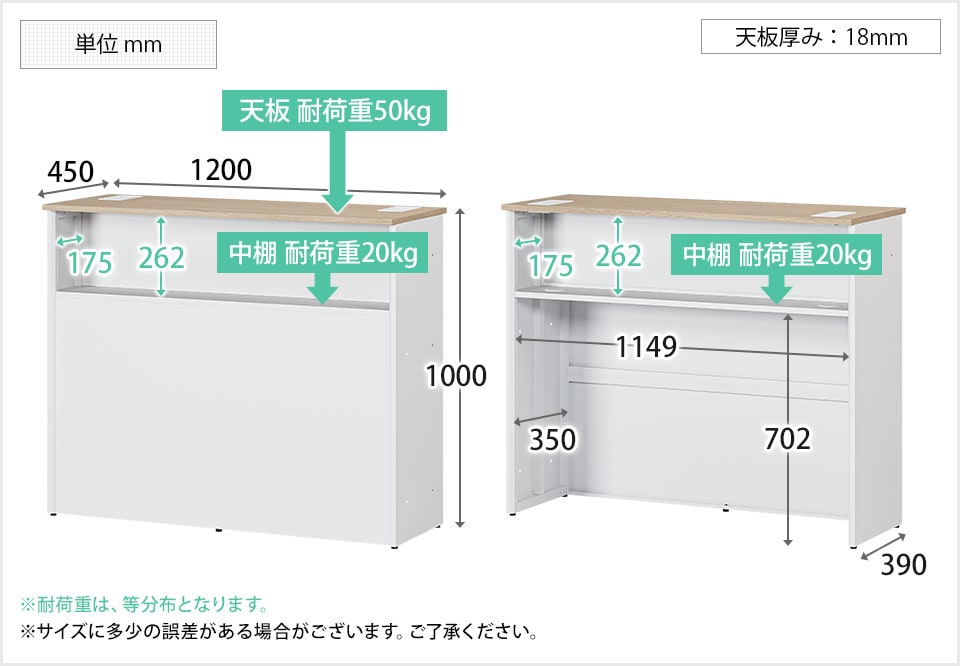 OC-HC-OCC1245N 商品サイズ1