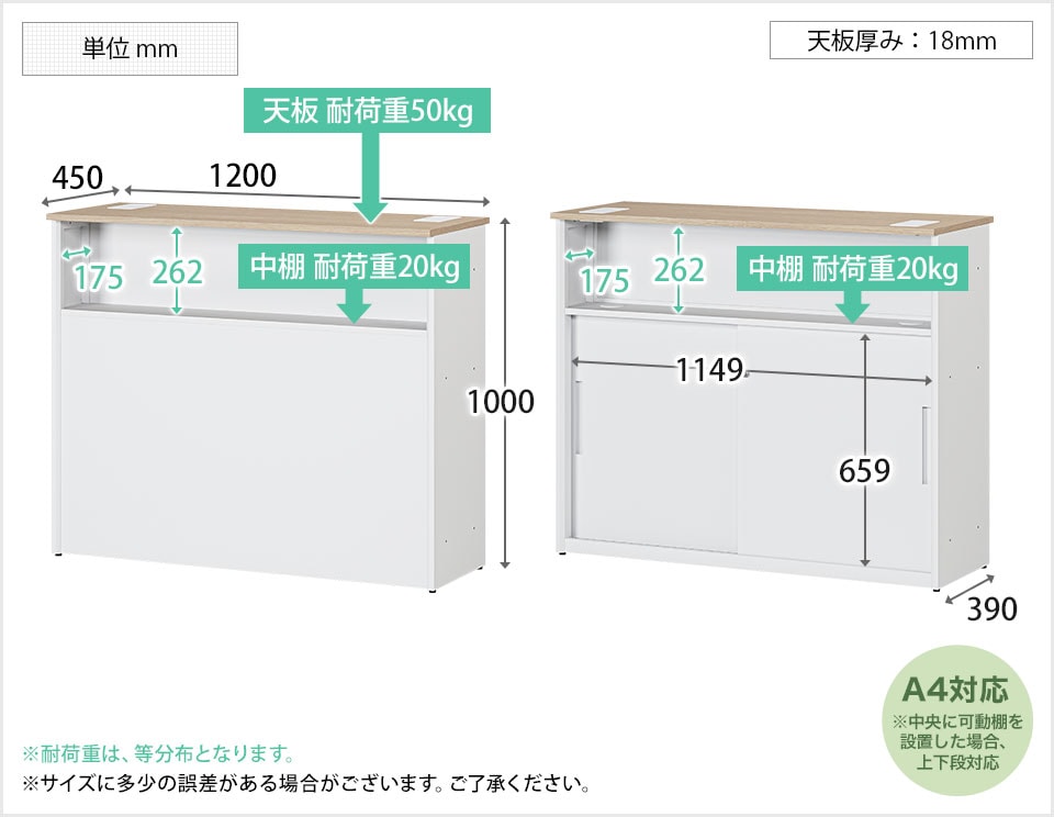 OC-HC-OCC1245S 商品サイズ1