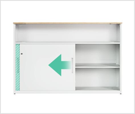 指を挟みにくい扉設計