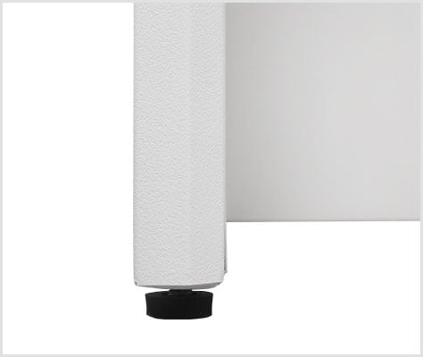 安定設置が可能なアジャスター付き