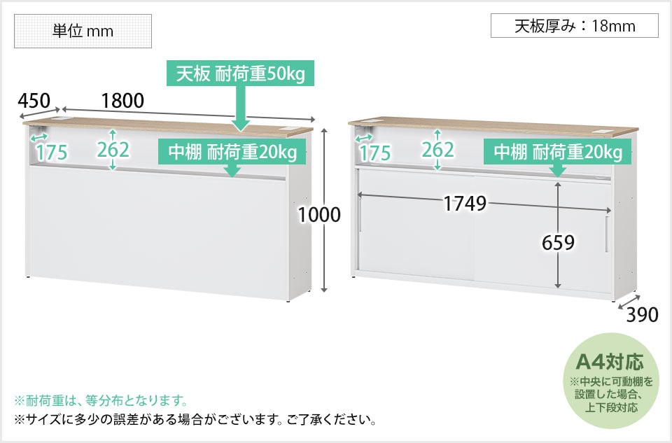 OC-HC-OCC1845S 商品サイズ1