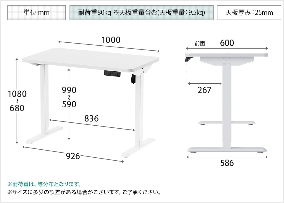 OC-LD-PB31060S 商品サイズ1