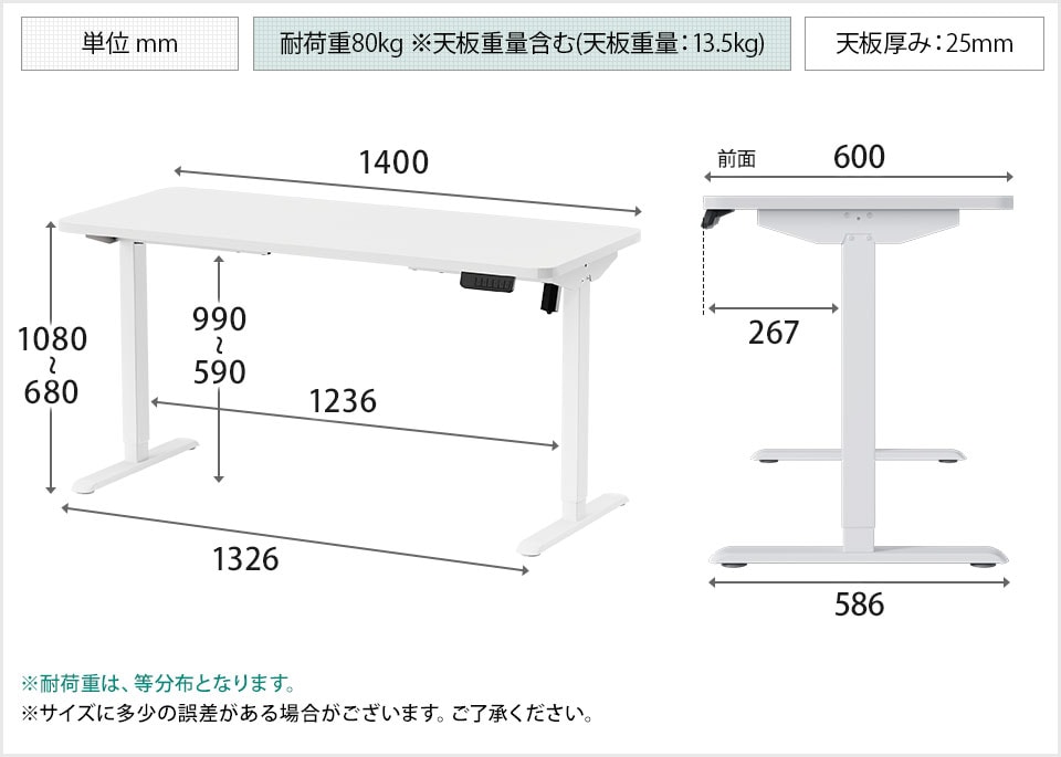 OC-LD-PB31460S 商品サイズ1