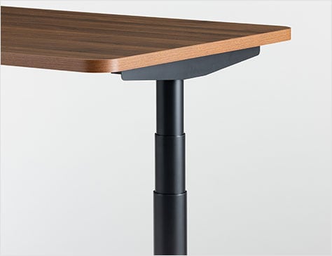 インテリアに馴染む、丸脚デザイン