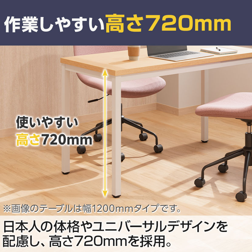 送料無料】 会議用テーブル 2人用 4人用 シンプルミーティングテーブル