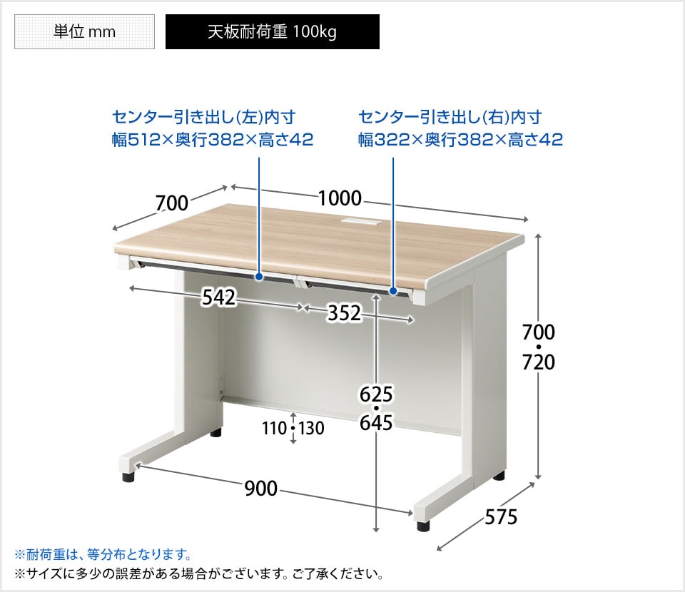 OC-OD-SCD1070H 商品サイズ1