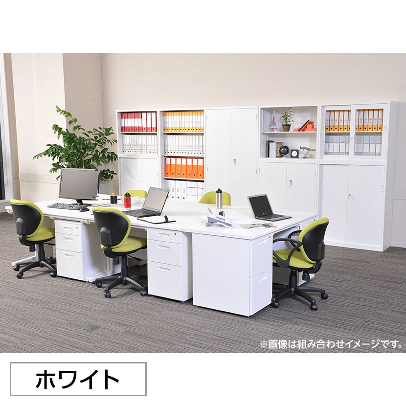 NATAJYOさま専用 送料無料】 【国産】 スチール書庫 上下セット ガラス引戸+引戸