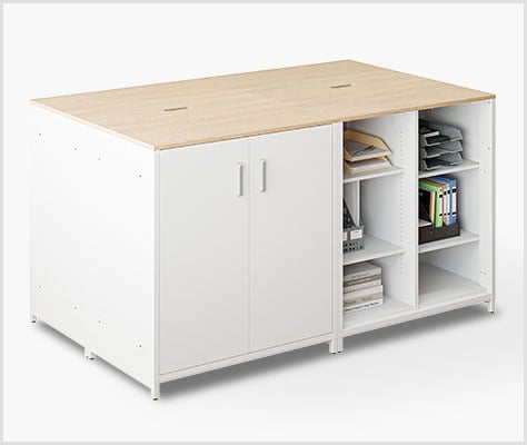 背面連結でアイランド型にも