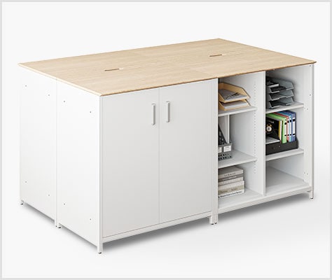 背面連結でアイランド型にも