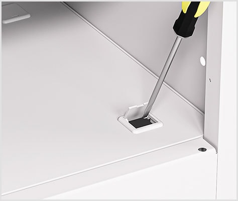 アジャスター付き