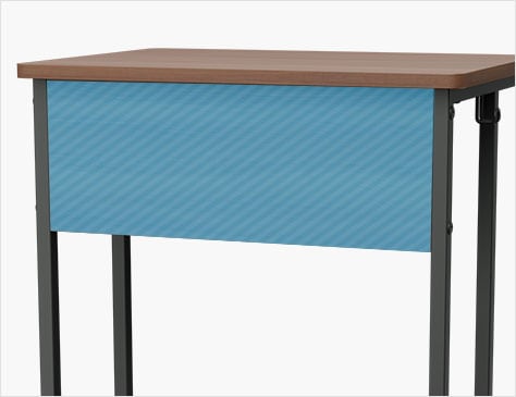 横揺れに強い幕板付き