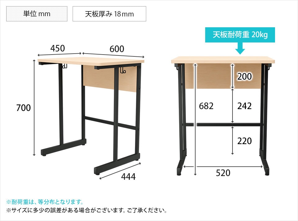 OC-TD-OCT6045 商品サイズ1