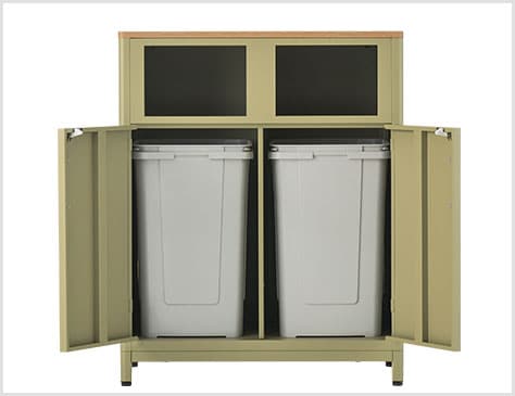 70Lクラスのゴミ箱2個が付属