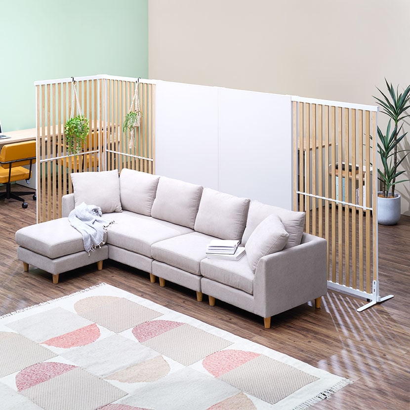 送料無料】 VLパーテーション ルーバーパーテーション 幅900×高さ