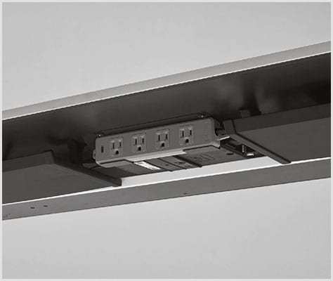 マグネット式の電源タップ受け
