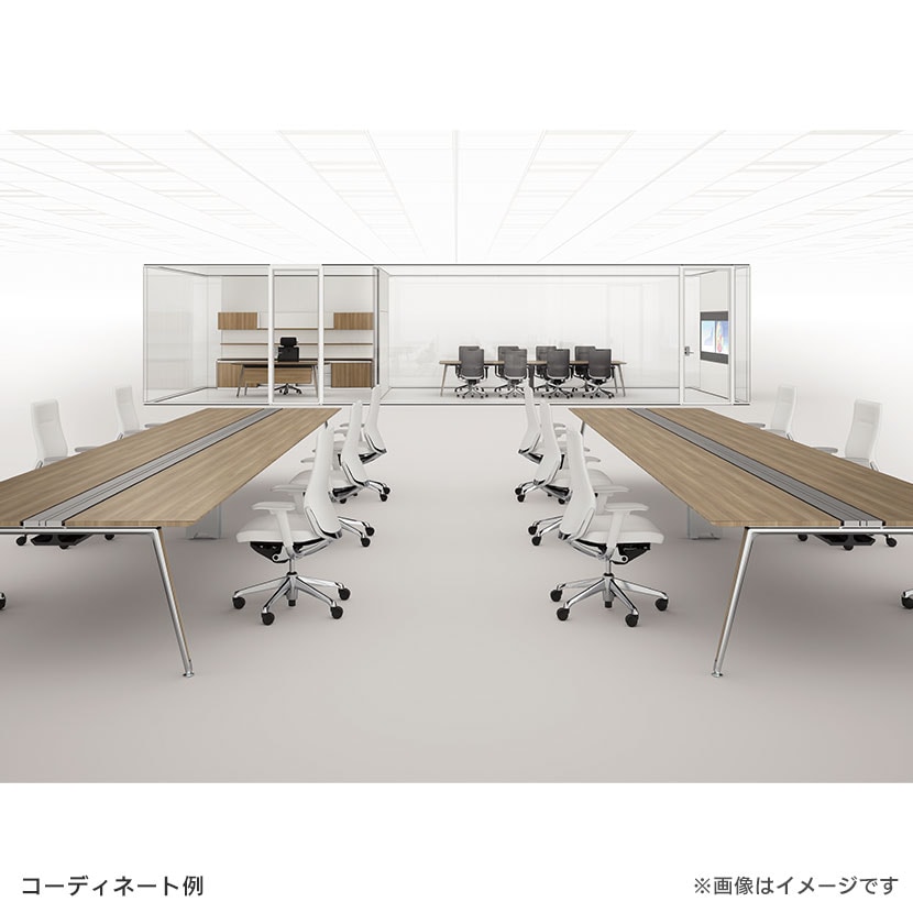 送料無料】 オカムラ プリシード PRECEDE フリーアドレスデスク 4人用