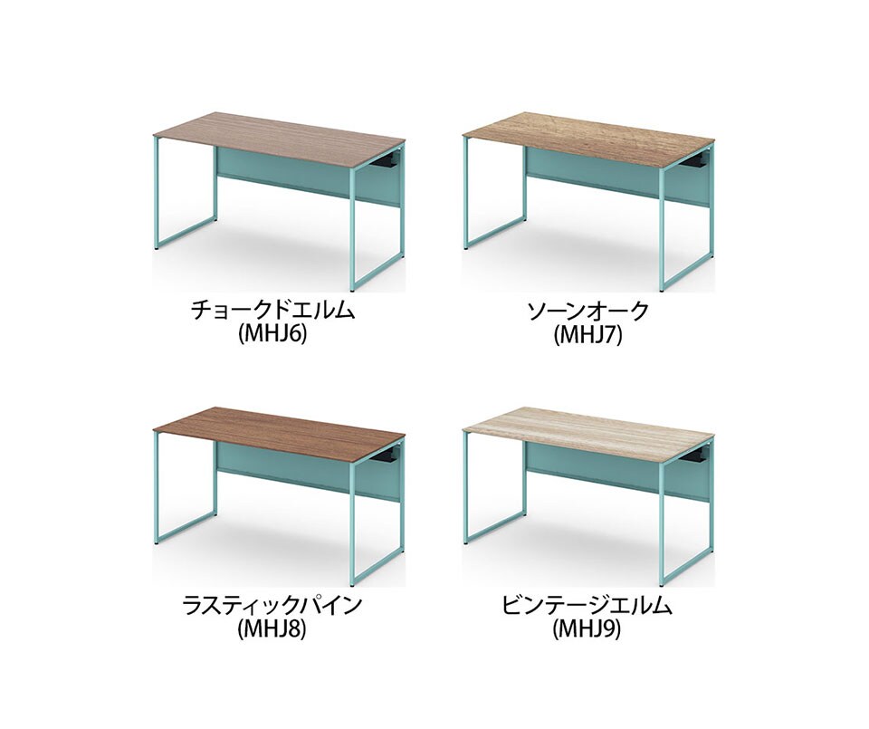 3K20LD フレーム脚(セージ) メラミン天板(ティンバーウッド) 幅1400×奥行700×高さ720mm (オカムラ)の通販 | オフィスコム | ソリスト Soliste スタンダードタイプ(高さ720) 平机 新作正規品