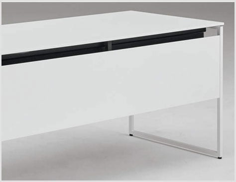 3K25NE パネル脚(ネオホワイト) メラミン天板 幅1200×奥行600×高さ720mm (オカムラ)の通販 | オフィスコム | ソリスト Soliste スタンダードタイプ(高さ720) 平机 特価正規店